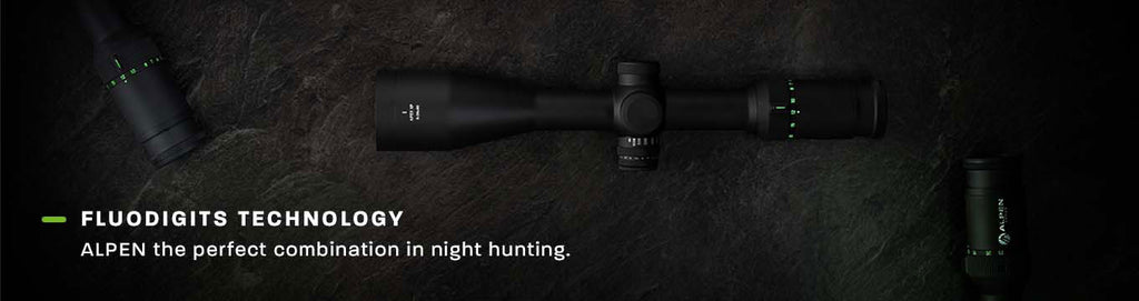Fluodigits Technology - Alpen the perfect combination in night hunting.
